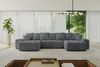 ALTDECOR Wohnlandschaft ENIL-U, Couch mit Schlaffunktion, Wohnzimmer - Ecksofa, Corner Sofa Bett Eckcouch Couch U-Form Schlafcouch Ausziehbar Bild 2