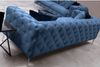 3-Sitzer-Sofa, 'Como', 73 x 90 x 237, Blau Bild 2
