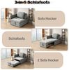 Flieks Daybett, Polsterbett Multifunktion-Schlafsofa mit verstellbarer Rückenlehne Bild 4