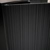 AX LIVING Schwarze Sideboard Benvie 154 cm – Glas & Lamellenfront Bild 4