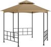 vidaXL Pavillon mit Seitenwänden 3,1x2,7 m Taupe 313932 Bild 4