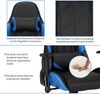 Gaming Stuhl Racing Style Drehstuhl mit Kopfstütze & Lendenkisse 90°-160° Verstellbarer Neigungswinkel Blau Bild 5