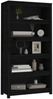 vidaXL Bücherregal Schwarz 80x35x154 cm Massivholz Kiefer 821693 Bild 4