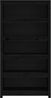 vidaXL Bücherregal Schwarz 80x35x154 cm Massivholz Kiefer 821693 Bild 5