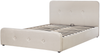 Polsterbett mit Bettkasten hochklappbar RENNES Beige 160x200 cm Bild 4