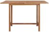 vidaXL Garten-Esstisch 110x110x75 cm Massivholz Teak 318477 Bild 2