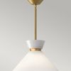 Elstead Lighting Halston Pendelleuchte 1-flammig Gebürstetes Gold Bild 5