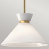 Elstead Lighting Halston Pendelleuchte 1-flammig Gebürstetes Gold Bild 3