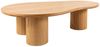 riess-ambiente Couchtisch ORGANIKO 130cm natur - Eiche, Echtholz-Furnier, organische Form (Einzelartikel), Skulpturaler Couchtisch - ideal für Ess- und Wohnzimmer oder TV-Ecke Bild 2