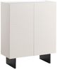 KAWOLA Highboard LYNN 2 Türen lackiert weiß 120 x 40 x 100 cm Bild 3