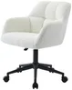Vente-unique - PEGA Office chair Stoff Weiß - B 60 cm x H 76 cm86 cm x L 59 cm Bild 2