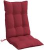 vidaXL Hochlehner-Auflagen 6 Stk. Weinrot Oxford-Gewebe 377631 Bild 5