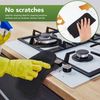 Schwarze Spültücher 20x20cm 10er Set Mikrofasertuch waschbar fusselfrei Bild 5