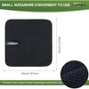 Schwarze Spültücher 20x20cm 10er Set Mikrofasertuch waschbar fusselfrei Bild 2