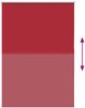 vidaXL Verdunkelungsrollo Rot 105x130cm Stoffbreite 100,7cm Polyester 4011753 Bild 5
