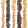 vidaXL Fliegenvorhang Dunkelbraun und Beige 118x220 cm Chenille 4004885 Bild 5