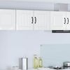 vidaXL Wandschrank LUCCA Hochglanz Weiß 40 x 31 x 40 cm Holzwerkstoff 884882 Bild 1