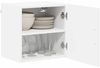 vidaXL Wandschrank LUCCA Hochglanz Weiß 40 x 31 x 40 cm Holzwerkstoff 884882 Bild 3