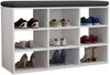 VCM Schuhregal Hinsol 919087 Weiß H. 50 x B. 80 x T. 30 cm Bild 4