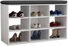 VCM Schuhregal Hinsol 919087 Weiß H. 50 x B. 80 x T. 30 cm Bild 2