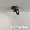 s.luce Santa Neo LED-Deckenstrahler schwenkbar & dimmbar Gold, Schwarz Bild 3