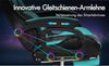 ALFORDSON Gaming-Stuhl 12 RGB LED-Farben Fernbedienung, Gleitschienen-Armlehne (1 St), Einziehbare Fußstotze B-Punkt Massage verstellbares kopfkissen Bild 3