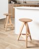 Set mit 2 Barhockern AROMA Holz Hellbraun Bild 3