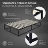 ML-DESIGN Metallbett Bettgestell Bettrahmen Stahlrahmen mit Lattenrost Metallbettrahmen, Einzelbett Paris Einzelbettgestell Gästebett Metall Bild 3