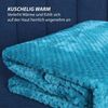 Kuscheldecke "Popcorn" Cashmere Soft-Touch Petrol 150x200 cm Bild 2