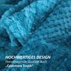 Kuscheldecke "Popcorn" Cashmere Soft-Touch Petrol 150x200 cm Bild 5