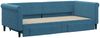 vidaXL Tagesbett Ausziehbar mit Schubladen Blau 90x200 cm Samt 3197818 Bild 3