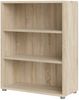 Dmora Bücherregal Aziza, Büroregal, Mobiler Buchhalter, Bücherbrett, 89x40 h113 cm, Eiche Bild 5