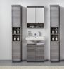 Badmöbel komplett Set Runner 4-teilig Sardegna grau Rauchsilber 148 x 190 cm Bild 3