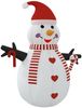 vidaXL Aufblasbarer Schneemann mit LEDs 460 cm 345381 Bild 3