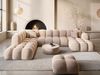 Wohnlandschaft Monteverde Lounge U Form - Samtstoff - beige - Rechts Bild 2