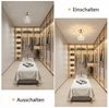 BlingBin Kronleuchter Modern Kristall Deckenleuchte Gold Deckenlampe E27 Fassung, Ø19cm, ohne Leuchtmittel, ohne Glühbirnen, Unterputz-Deckenbeleuchtung für Flur, Schlafzimmer, Wohnzimmer Bild 4