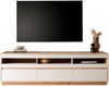 Home affaire Lowboard Sonora, moderner TV-Unterschrank, Kommode in Eiche Artisan, TV-Schrank, filigrane Rahmenoptik, ausreichend Stauraum, vielseitig einsetzbar Bild 4