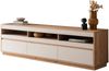 Home affaire Lowboard Sonora, moderner TV-Unterschrank, Kommode in Eiche Artisan, TV-Schrank, filigrane Rahmenoptik, ausreichend Stauraum, vielseitig einsetzbar Bild 2