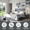 Best for Home Boxspringbett mit Bettkasten Trinity K-10 Bonellfederkern inkl. 7 cm Topper (140x200 cm), TOP- Preis-Leistungs-Verhältnis Bild 2