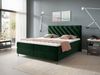 Boxspringbett 'Enzo' Grün 180x200 cm Bild 2
