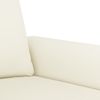 vidaXL 2-tlg. Sofagarnitur mit Kissen Creme Samt 3202218 Bild 5