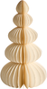 Weihnachtsdekoration 6er Set RANELVA Weihnachtsbaum 14 19 25 cm Braun Beige Bild 4