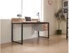 Schreibtisch mit 2 Schubladen, MDF/ Metall Natur Schwarz, 140 x 60 x 84 cm Bild 4