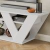 Decortie TV-Schrank Pipralla Moderner TV-Ständer Multimedia Mit Einlegeböden, 110 x 30 x 40 cm Bild 4