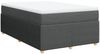 vidaXL Boxspringbett mit Matratze Dunkelgrau 120x200 cm Stoff 3285561 Bild 2
