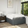 vidaXL Boxspringbett mit Matratze Dunkelgrau 120x200 cm Stoff 3285561 Bild 3
