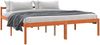 vidaXL Bettrahmen Wachsbraun 180 x 200 cm Massives Kiefernholz 867925 Bild 2