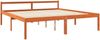 vidaXL Bettrahmen Wachsbraun 180 x 200 cm Massives Kiefernholz 867925 Bild 3