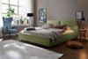 KAWOLA Bett HENRY Polsterbett Cord olivgrün 200x200cm Bild 2