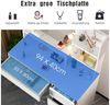 oyajia Schminktisch Schminktisch mit LED-Beleuchtung, Spiegel und Hocker, 94x40x140 cm (Frisiertisch Kosmetiktisch Hollywood, Set), für kleine bis mittelgroße Räume geeignet ist Bild 3